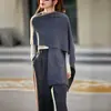 Chal de Capa 100% Lana Pura Ropa Exterior para Mujer Bufanda Tejida Cálida Oversize Estilo Perezoso Suéter Cárdigan Ropa Exterior de Moda