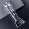 Troféu de Cristal Criativo Destaque Equipe Grupo Competição Reunião Anual Lembrança Honra Cartão de Autorização Produção de Gravura Grátis
