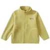Jaqueta Infantil de Lã Polar Estampa de Desenho Animado Bebê Fofa Quente Top Outono e Inverno Uniforme Escolar Artefato Estilo Família