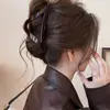 Pinza Retro para el Cabello Color Marrón Chocolate Estilo Francés para Mujer, Nuevo Modelo 2026 Pinza de Tiburón Pasador para la Parte Posterior de la Cabeza Accesorio para Peinado Recogido