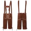 Pinse Amazon Ropa Tradicional Alemana para Hombre Oktoberfest Camisa a Cuadros Tirantes Bordados con Capucha Set