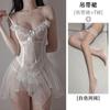 Sexy Encaje Transparente Lencería de Tirantes Malla de Princesa Camisón Pareja Apasionada Pura Lujuria Uniforme