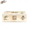 Pañuelo Qingfeng de Pulpa de Madera Pura 3 Capas 100 Hojas/Paquete, 4 Paquetes de Pañuelos Faciales y Servilletas, Diseño Extraíble para Uso en Casa