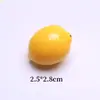 Simulación de buenos caquis, resina de maní, accesorios, crema adhesiva, bricolaje, accesorios para el cabello, cuerda para el cabello, llavero, pegatinas para el refrigerador, pegatinas de decoración de belleza