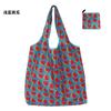 Bolsa de Compras Bolsa de Almacenamiento de Gran Capacidad Bolsa Plegable Bolso de Mano Nuevo Conveniente de Tela de Poliéster Compras de Supermercado Bolsa Transfronteriza Bolsa Ecológica