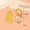 Mary Cat Acessórios para Joias DIY Gato com Laço Pingente Pequeno de Liga para Corrente de Celular Bolsa Pingente Acessórios de Gotejamento de Óleo