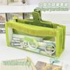 Nueva bolsa para bolígrafos transparente de gran capacidad de seis capas, bolsa de papelería linda y sencilla de alto valor, caja de papelería para escuela primaria