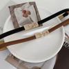 Cinturón con hebilla de estilo coreano para mujer, combina con todo, moderno, decorativo, para vestido, suéter, abrigo, cinturón para mujer, disponible al por mayor.