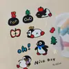 Adesivo fofo de pinguim em relevo, Copo de água de pinguim 3D divertido e adorável, Adesivo para capa de celular Guka iPad, Modelo SL
