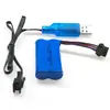 Batería de litio recargable 14500 3.7V 500mAh coche de juguete camión volquete coche trepador modelo de barco batería de litio más placa de salida