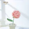 Ramo de Rosas Tang de Floración Gradual de Hilo Tejido a Mano Escena de Flores Artificiales Arreglo Decoración de Flores Artificiales Ropa de Vestir Yi Mian