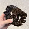 Nuevos Scrunchies Versátiles Retro Estampado de Leopardo de Alto Valor, Ligas para el Cabello Elegantes de Alta Calidad para Moños y Colas de Caballo, Otoño Invierno