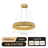 Lustre de cristal longo minimalista nórdico para sala de estar, escada de pé-direito alto, villa, luz principal criativa moderna para duplex, em estoque