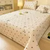 Almofada de Cama Estampada em Lã de Leite Colchão Dormitório Estudantil Pessoa Solteira Espessada Protetor de Colchão Outono e Inverno Quarto de Dormir Almofada Quente