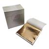 100 folhas de pintura fábrica Taiwan papel folha de ouro cristal lama ouro folha de prata DIY ouro platina papel prata
