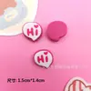 Acessórios de Resina DIY Série Urso Morango Cartoon Capa de Celular com Gel de Chantilly Acessórios de Cabelo Fivela de Sapato Caixa de Armazenamento Adesivo para Copo de Água