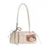 Bolsa de Mão Nicho Estilo Coreano para Mulheres, Nova Moda Simples Casual Bolsa de Ombro, Bolsa Tote de Grande Capacidade para o Dia a Dia