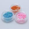 Lentejuelas de manicura transfronterizas, 12 colores, huecas, estrella de cinco puntas, parche para uñas, láser verde, forma de corazón, destello