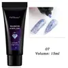 Pegamento para extensión de arte de uñas nuevo transfronterizo 15ml pegamento de fototerapia de oblea con purpurina manguera de color de moda popular en Instagram