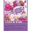 Comércio Exterior Amazon Espanhol Feliz Aniversário Conjunto de Balões Decoração de Festa Suprimentos