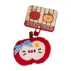 Set Original de Muñeca Manzana Kitty Lindo de Tengyi de Tres Piezas Colgante para Decoración de Mochila de Niñas y Bolsa de Almacenamiento para Auriculares