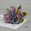 Fornecimento Atacadista de Azaleias de Outono, Decoração de Casa para Cena de Casamento, Flores de Mesa, Pequenos Buquês Simulados de Azaleias, Buquês de Azaleias