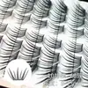Cílios Postiços Raposa Vermelha Princesa dos Sonhos Estilo Mangá Asiático Iniciante Cluster Único Segmentado Enrolado Olhar Natural Realista Inclinado