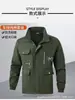 Conjunto de Ropa de Trabajo para Hombre, Estilo Primavera y Otoño, Engrosado, Resistente al Calor, Resistente al Desgaste, Algodón Puro, Ropa de Protección Laboral para Construcción, Soldadura y Reparación de Automóviles