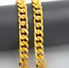 Joyería Transfronteriza Moda Europea y Americana Nuevo Estilo Cadena de Collar Nk Cadena Lateral Estilo Oro Imitación para Hombre 6mm Fabricante Mayorista