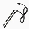 Luces Ambientales LED Automotrices Transfronterizas, Uno a Dos, Uno a Cuatro Luces de Atmósfera de Piso de un Solo Color, Luces de Decoración para Coche