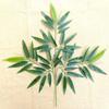 Folhas de Bambu Simuladas Coladas Galhos de Bambu Falsos Folhas de Bambu Plástico Verde Pequenas Folhas de Bambu Folhas de Bambu Artificiais Decoração de Bambu para Paisagismo Atacado