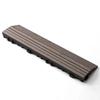 Piso de Madera Compuesta, Tiras de Borde, Tablas Pequeñas de Piso, Zoclos de Madera-Plástico, Tiras Selladoras de Borde, Tiras de Esquina Decorativas, Piso de Madera-Plástico, Decoración