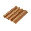 Tablero de Rejilla Interior de Fibra de Madera de Bambú Rejilla Gran Muralla Panel de Pared de PVC Impermeable a Prueba de Fuego con Textura de Madera Maciza Rejilla WPC