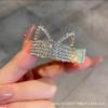 Orejas de Gato con Perlas de Metal y Pedrería Cola de Caballo Alta Pinza de Hierro Tocado para Mujer Horquilla Joyería Yiwu Accesorios para el Cabello Horquilla