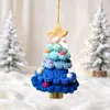 Producto Terminado de Ganchillo Hecho a Mano Ramo de Flores de Hilo Día del Maestro Día de la Madre Día de San Valentín Llavero Juguete para Agarrar en Fiestas Colgante