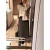 [Versão espessa] colete de malha simples solto da moda versátil para outono e inverno primavera antecipada novo empilhado cor sólida sem mangas feminino