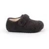 Zapatos Birkenstock para mujer, mismo estilo que los de Mamá Uva, tacón oculto de 4 cm, zapatos de pelo súper cálidos, cierre de botón, forro de felpa, estampado de leopardo, botas de nieve, zapatos de algodón