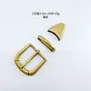 Juego de Hebilla de Pin 3.3cm Versátil Simple Aleación Cuatro Piezas Juego de Hebilla de Cinturón para Mujeres, Cinturón con Hebilla de Pin en Plata Antigua Venta al por Mayor