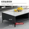 Juego de mueble de TV y mesa de centro moderno minimalista, estilo nórdico de lujo ligero, adecuado para dormitorios, gabinetes de pared y apartamentos pequeños, ideal para salas de estar