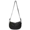 Bolsas femininas transfronteiriças, bolsas retrô populares, novas bolsas de ombro texturizadas da moda para mulheres, bolsas crossbody vintage para o dia a dia, estilo bolinho