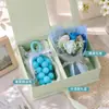 Jabón Artesanal de Racimo de Uvas Souvenir Navideño Regalo para Novia Mejor Amiga Ramo Pequeño Jabón Práctico Souvenir Caja de Regalo con Techo Solar