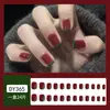 Uñas postizas estampadas cortas, medianas y largas de fábrica, con diseño de armadura, productos terminados en caja, venta al por mayor, se pueden personalizar según muestras