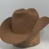 Nuevo Fabricante Sombrero de Fieltro de Oveja Sombrero de Fieltro de Oveja de Color Puro Sombrero de Fieltro de Lana Pura Decorado con Cinta