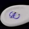 Clip para Oreja de Círculo con Cuentas de 13 mm Aretes Invisibles Agujeros de Oreja Indoloros Clip para Oreja de Resorte Hebilla para Oreja Anillo Labial Elástico Anillo para Nariz