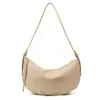 Bolso de Hombro Casual tipo Dumpling para Mujer Otoño 2025 Nueva Moda Casual Color Sólido Plegado Bolso Cruzado