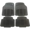Tapetes para coche tapetes de PVC impermeables antideslizantes fácil limpieza resistentes a la suciedad resistentes al desgaste tipo alfombra recortables para coche tapete para pies