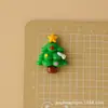 Muñeco de Nieve Navideño de Dibujos Animados Campana DIY Pegamento de Crema Pasador Diadema Funda para Teléfono Móvil Decoración para Hebilla de Zapato de Coche Eléctrico Materiales