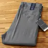 Pantalones finos de lino nuevos de verano 2023, mezcla de lino de alta gama, transpirables, rectos, casuales para hombre