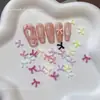 Mini Accesorios para Uñas de Moño Tendencia Tres Dimensiones Mezcla de Lazos Decoraciones de Resina para Uñas Venta al por Mayor
