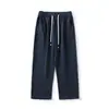 Pantalones Casuales de Moda para Hombre de Primavera y Otoño, Corte Holgado, Rayas Degradadas, Pantalones Deportivos Rectos Lavados, Pantalones de Pierna Ancha